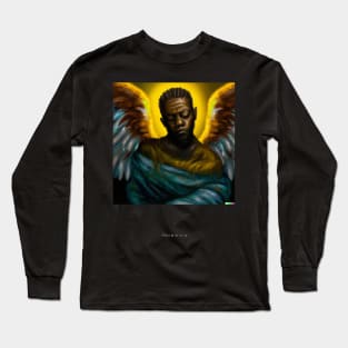 Black Angel Male Long Sleeve T-Shirt